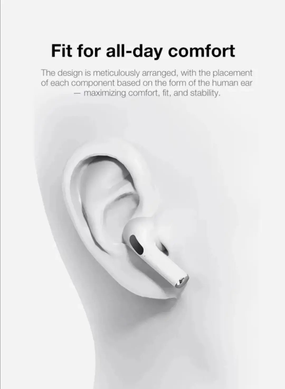 Pro Wireless Bluetooth Airpods with Smart Touch & Deep Bass